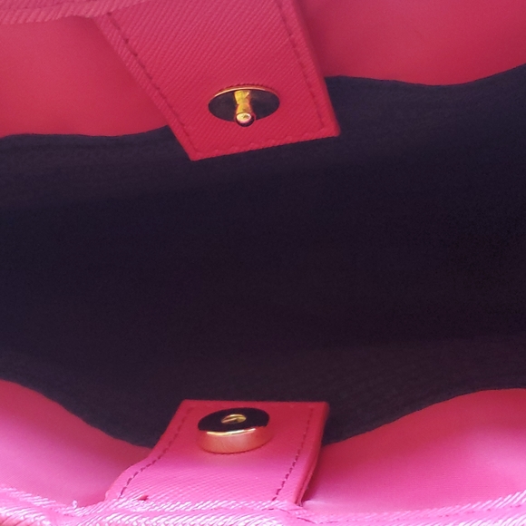 Victoria Secret "The Sexiest On Earth" Pretty Pink Large Vinyl Tote Bag - Picture 8 of 14